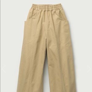 Elizabeth Suzann Clyde Culotte - Khaki Cotton 4T